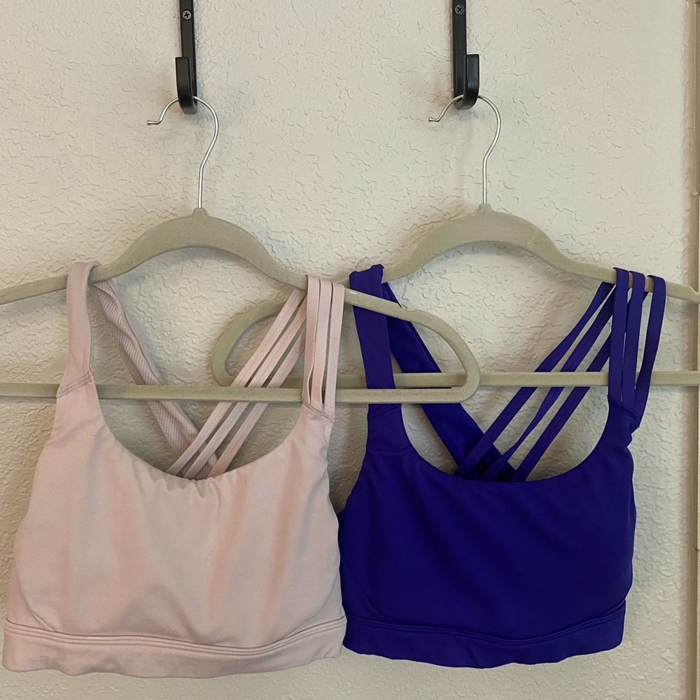 Athleta sports bras - size xs (price is for both!)